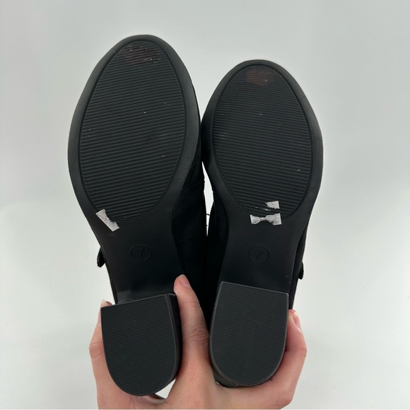 A new day womens heels size 7 black faux suede punk steampunk - Picture 7 of 11